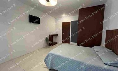 Renta Loft amueblado con servicios Norte Leon