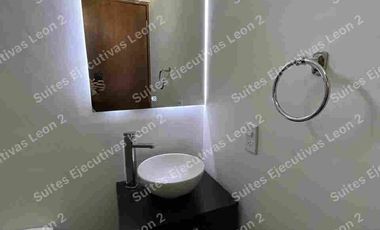 Renta Loft amueblado con servicios Norte Leon