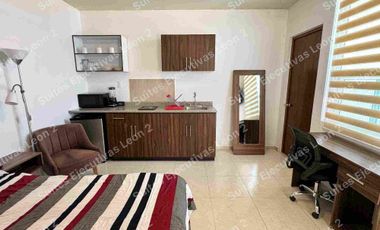 Renta Loft amueblado con servicios Norte Leon