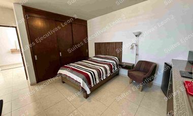 Renta Loft amueblado con servicios Norte Leon