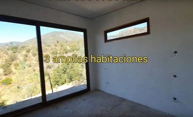 Parcela con casa casi terminada en Casablanca 3D 2B $84.900.000