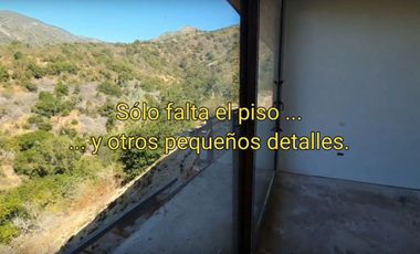 Parcela con casa casi terminada en Casablanca 3D 2B $84.900.000