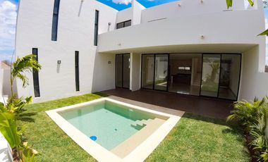 CASA EN CHOLUL, EN PRIVADA PLENUM RESIDENCIAL, ENTREGA INMEDIATA.