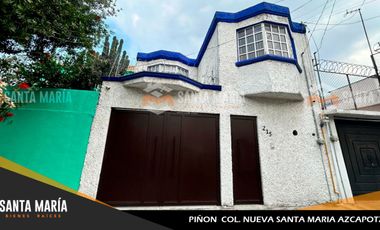 RENTA DE CASA COL. NUEVA  SANTA MARIA AZCAPOTZALCO