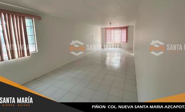 RENTA DE CASA COL. NUEVA  SANTA MARIA AZCAPOTZALCO