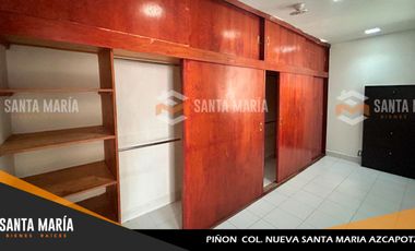 RENTA DE CASA COL. NUEVA  SANTA MARIA AZCAPOTZALCO