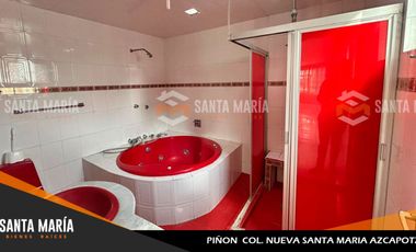 RENTA DE CASA COL. NUEVA  SANTA MARIA AZCAPOTZALCO