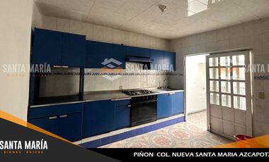 RENTA DE CASA COL. NUEVA  SANTA MARIA AZCAPOTZALCO