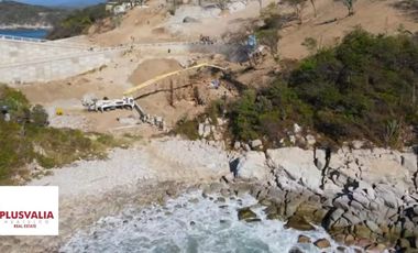 HUATULCO LOTES EN VENTA FRENTE AL MAR,  MARINA CHAHUE