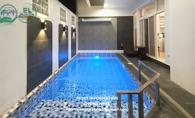 (5 Bedrooms) 2-Storey Furnished House with Pool For Sale/Rent, Located in a secured subdivision in Angeles City Pampanga near Friendship Highway