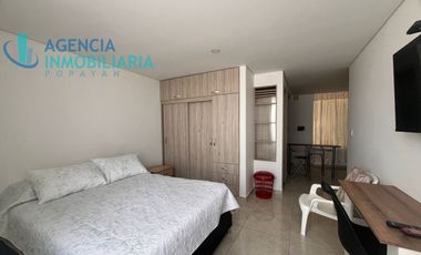 Agencia Inmobiliaria Popayán Alquila Apartaestudio Amoblado, sector norte de la ciudad, Edificio Laforet.