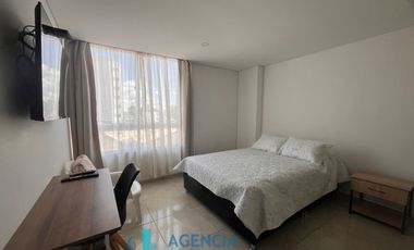 Agencia Inmobiliaria Popayán Alquila Apartaestudio Amoblado, sector norte de la ciudad, Edificio Laforet.