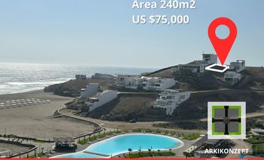 LOTE DE PLAYA 240M2  PLAYA LA HONDA (NEGOCIABLE)