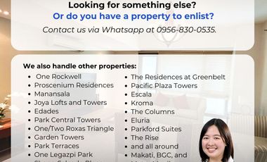 Rush Sale! Shang Grand Tower 2BR Makati Unit Condo (Direct Buyers Only) - Makati Grand Midori Makati, The Residences at Greenbelt, One Rockwell, The