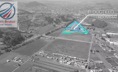 LOTES INDUSTRIALES EN CAPULHUAC CON AGUA, DRENAJE , ENERGÍA Y SERVICIOS HASTA 230,500 M2 SUPER PRECIO!