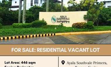 Lot for sale in Luna Place, Ayala Southvale Primera, Molino VII, Molino, Bacoor, Cavite