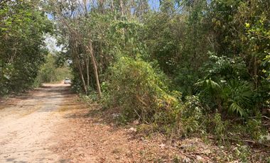 Terreno esquinero junto a la Av. Prolongacion de la Luna, Cancún