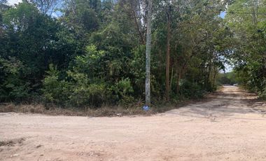 Terreno esquinero junto a la Av. Prolongacion de la Luna, Cancún