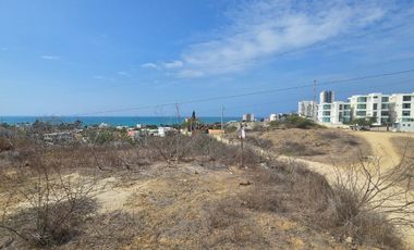 ¡¡ Vendo Terreno 250m² Esquinero Punta Blanca Vía Spondylus Vista Panorámica al Mar !!