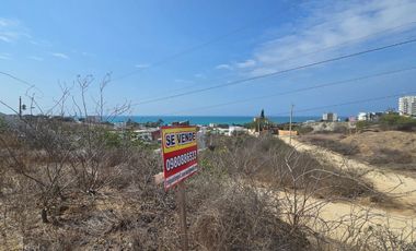 ¡¡ Vendo Terreno 250m² Esquinero Punta Blanca Vía Spondylus Vista Panorámica al Mar !!