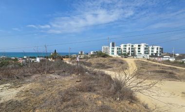 ¡¡ Vendo Terreno 250m² Esquinero Punta Blanca Vía Spondylus Vista Panorámica al Mar !!