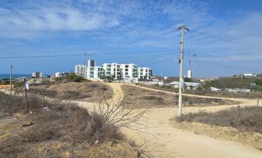 ¡¡ Vendo Terreno 250m² Esquinero Punta Blanca Vía Spondylus Vista Panorámica al Mar !!