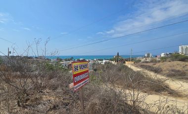 ¡¡ Vendo Terreno 250m² Esquinero Punta Blanca Vía Spondylus Vista Panorámica al Mar !!