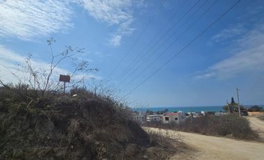 ¡¡ Vendo Terreno 250m² Esquinero Punta Blanca Vía Spondylus Vista Panorámica al Mar !!