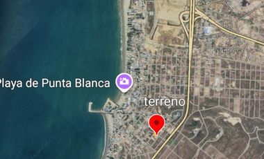 ¡¡ Vendo Terreno 250m² Esquinero Punta Blanca Vía Spondylus Vista Panorámica al Mar !!