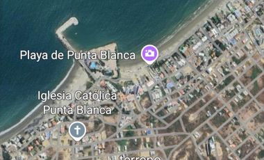 ¡¡ Vendo Terreno 250m² Esquinero Punta Blanca Vía Spondylus Vista Panorámica al Mar !!