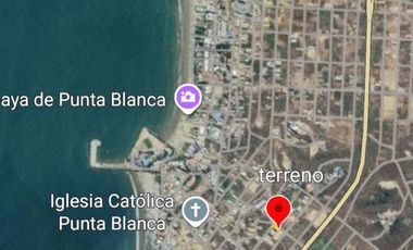 ¡¡ Vendo Terreno 250m² Esquinero Punta Blanca Vía Spondylus Vista Panorámica al Mar !!
