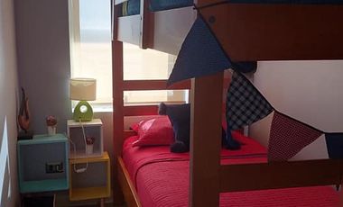Arriendo comodo Departamento Amoblado y  con linda vista departamento en Costa de Montemar 2 dormitorios 2 baños, 1 Estac $ 630.000