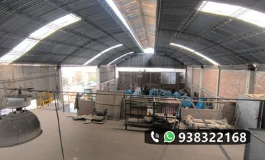 ALQUILER LOCAL COMERCIAL INDUSTRIAL SJL 1355m2 ó 688m2 CERCA AL TREN ELECTRICO