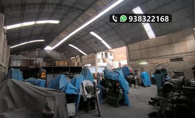 ALQUILER LOCAL COMERCIAL INDUSTRIAL SJL 1355m2 ó 688m2 CERCA AL TREN ELECTRICO