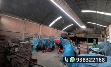 ALQUILER LOCAL COMERCIAL INDUSTRIAL SJL 1355m2 ó 688m2 CERCA AL TREN ELECTRICO