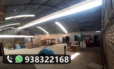 ALQUILER LOCAL COMERCIAL INDUSTRIAL SJL 1355m2 ó 688m2 CERCA AL TREN ELECTRICO