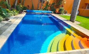 RENTA CASA AMUEBLADA EN CONDOMINIO CON VIGILANCIA 24/7 BUENAVISTA, CUERNAVACA $35,000.00