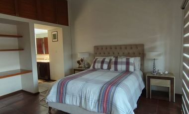 RENTA CASA AMUEBLADA EN CONDOMINIO CON VIGILANCIA 24/7 BUENAVISTA, CUERNAVACA $35,000.00