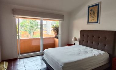 RENTA CASA AMUEBLADA EN CONDOMINIO CON VIGILANCIA 24/7 BUENAVISTA, CUERNAVACA $35,000.00