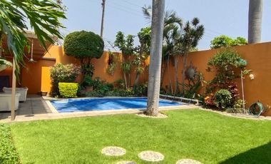 RENTA CASA AMUEBLADA EN CONDOMINIO CON VIGILANCIA 24/7 BUENAVISTA, CUERNAVACA $35,000.00