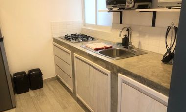 AMUEBLADO Y EQUIPADO EN COL ROMA