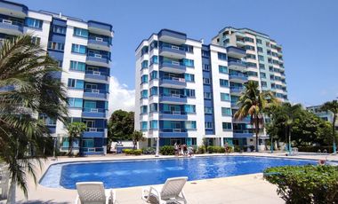 🏢 VENDO HERMOSO DEP. - TRES DORMITORIOS - QUINTO PISO. (TONSUPA - Club Resort del Pacífico) $65,000.oo