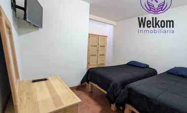 DEPARTAMENTO EN RENTA AMUEBLADO A UN COSTADO DEL HOTEL CHOCOLATE EN GUANAJUATO CAPITAL, MODELO 1
