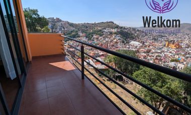 RENTA DE DEPARTAMENTO AMUEBLADO A UN COSTADO DEL HOTEL CHOCOLATE EN GUANAJUATO CAPITAL, MODELO 2.