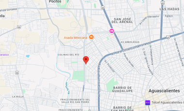 Casa ubicada en colonia Colinas del Río, Aguascalientes. Con 3 recamaras y 128m2. Muy cerca de Universidad Autónoma de Aguascalientes.