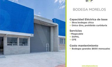 Bodega en renta en Parque Industrial Morelos