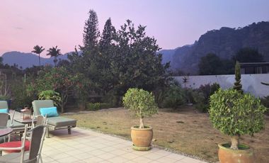 Venta Casa de un Nivel con Hermosa Vista en Tepoztlán