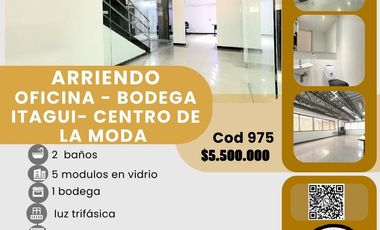Arriendo Local comercial con Bodega en Itagui - Centro de la Moda