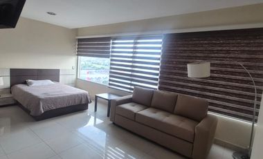Suite Amoblada en Alquiler en el Edificio City Suites, 1 Habitación, 1 Baño, Piscina,  Seguridad Gimnasio, Norte de Guayaquil.