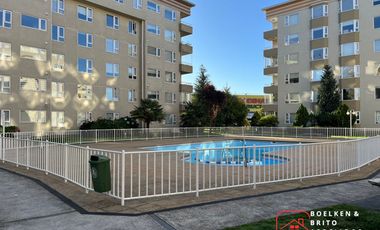 Departamento en Arriendo, 100 M2, 3D, 2B, Condominio Valle del Sol, Temuco